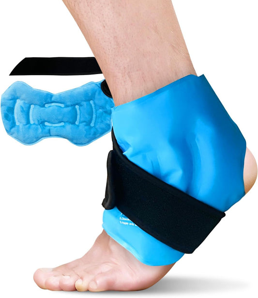 Ankle Ice Pack Wrap Pair